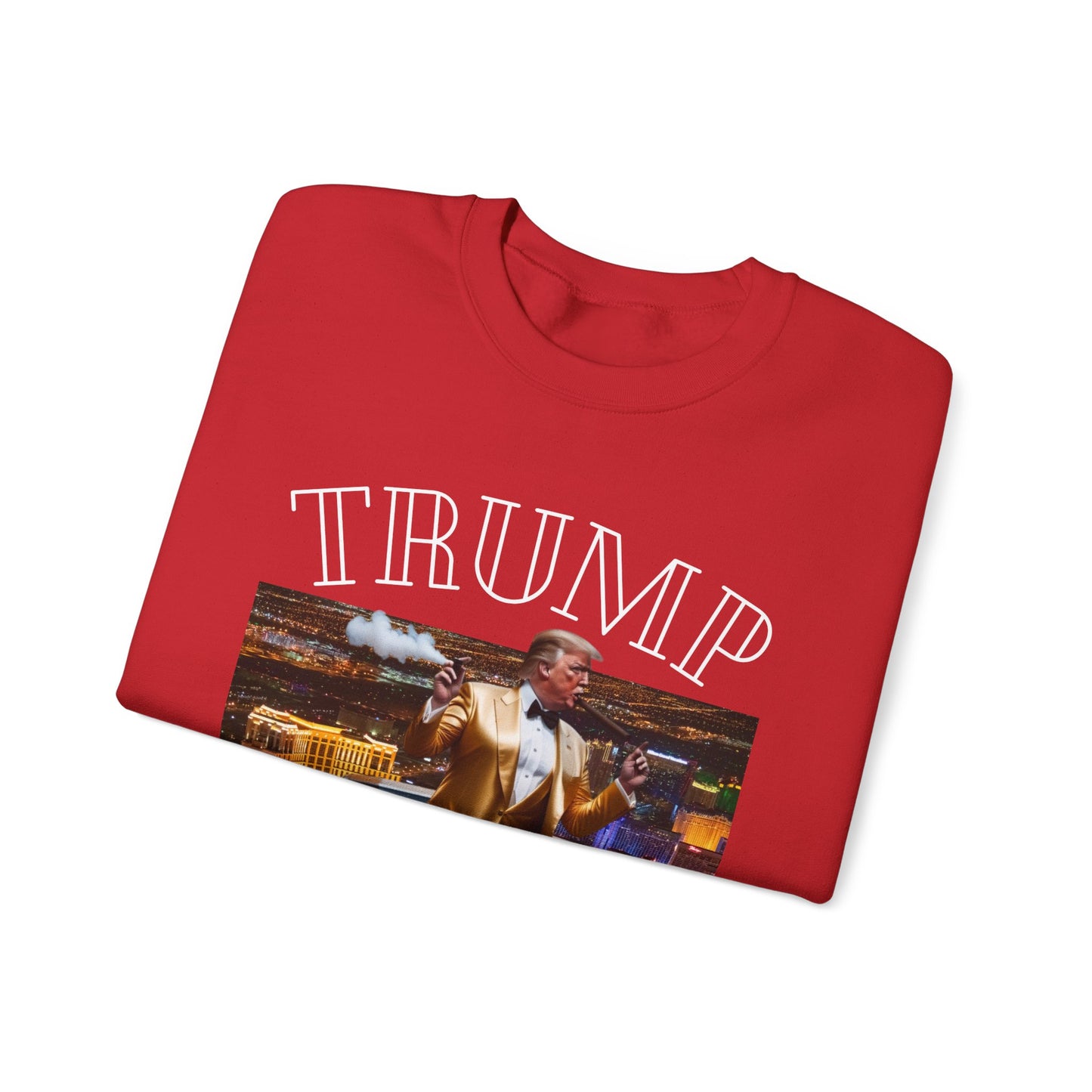 President Trump 'No Tax On Tips' MAGA Trump Heavy Blend Sweater