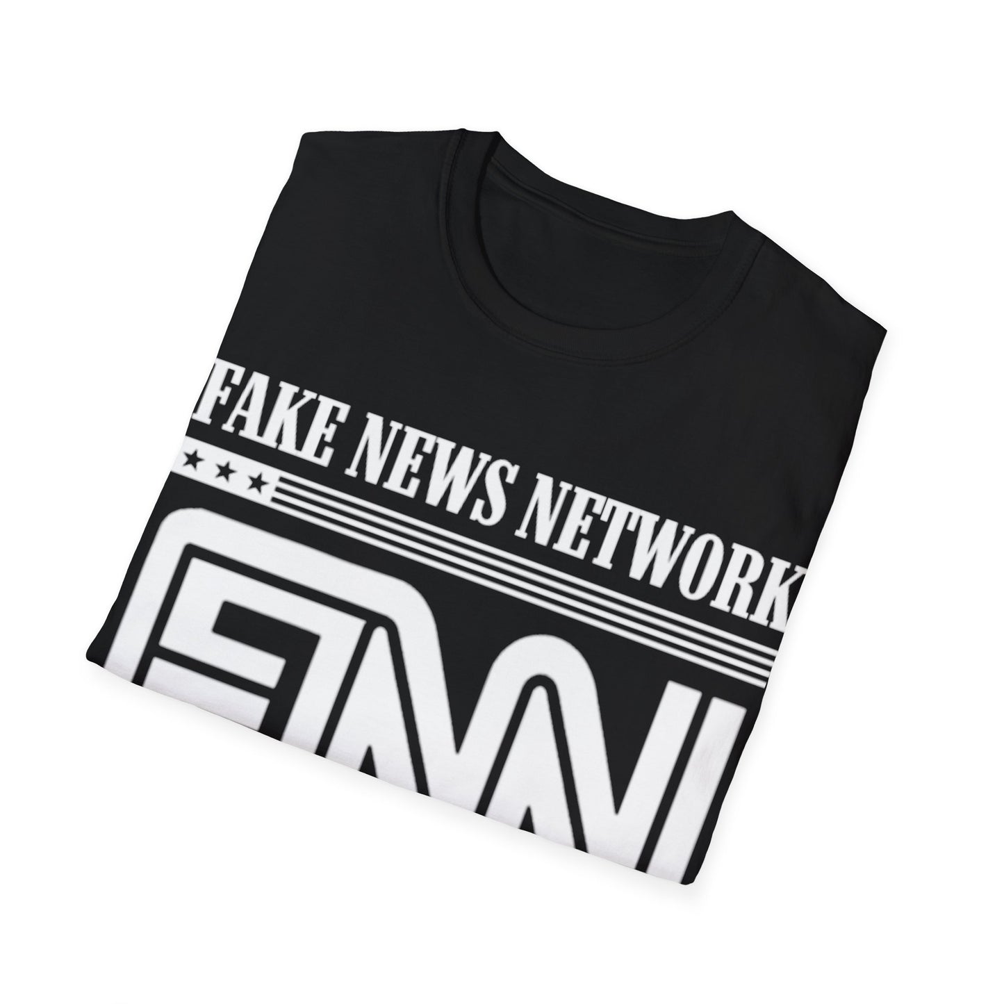 Men's FNN Fake News Network MAGA Trump Softstyle T-Shirt