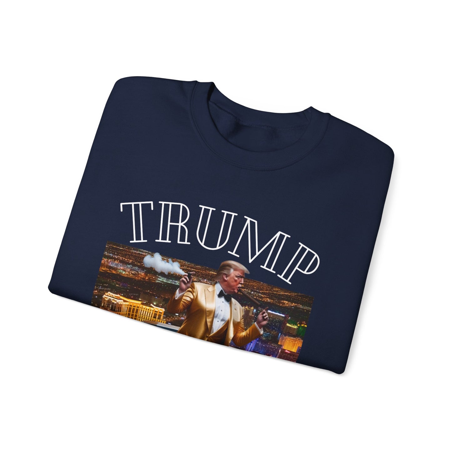 President Trump 'No Tax On Tips' MAGA Trump Heavy Blend Sweater