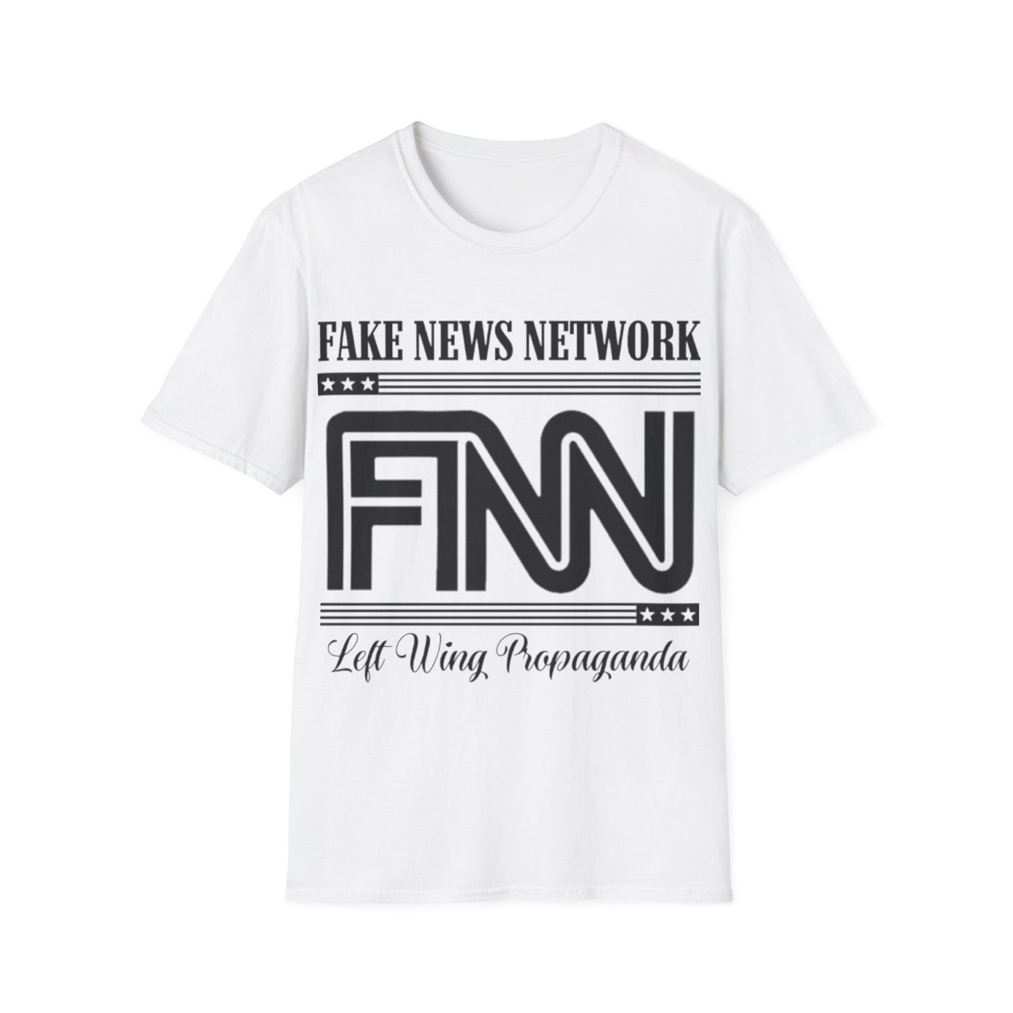 Men's FNN Fake News Network MAGA Trump Softstyle T-Shirt