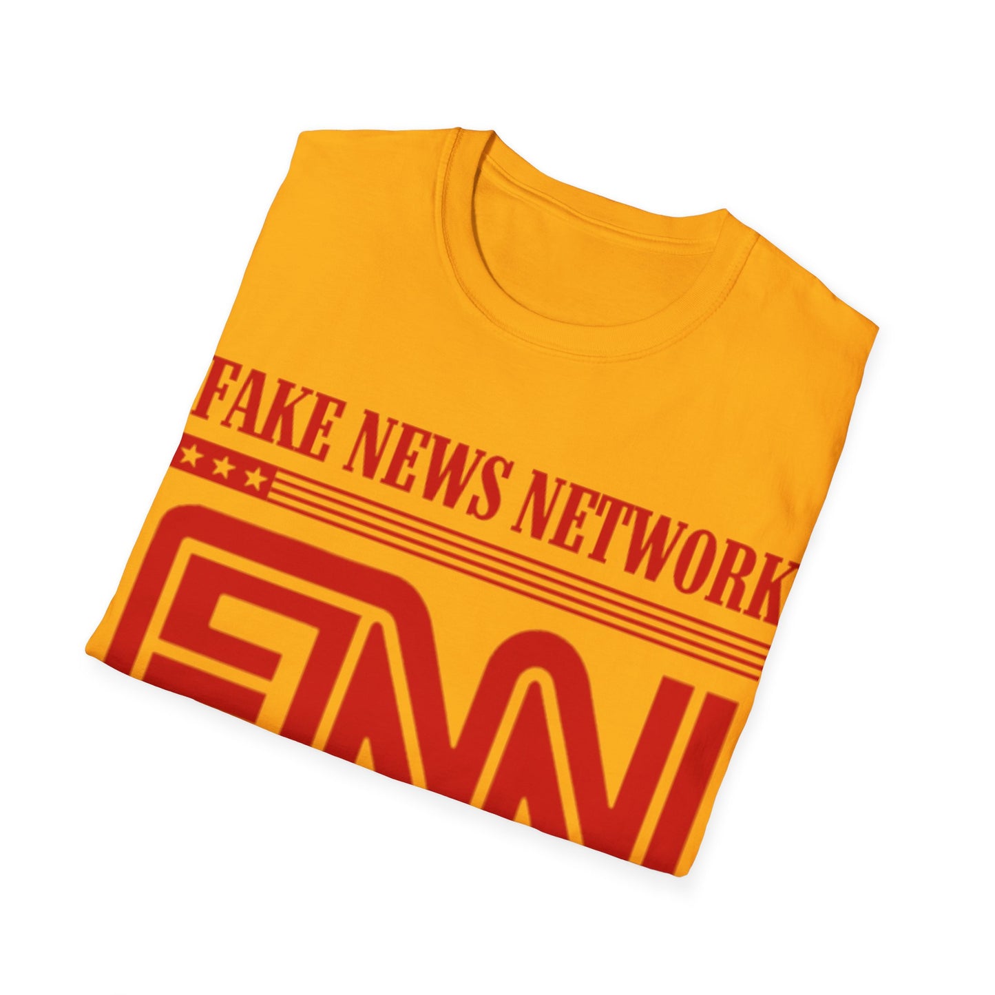 Men's FNN Fake News Network MAGA Trump Softstyle T-Shirt