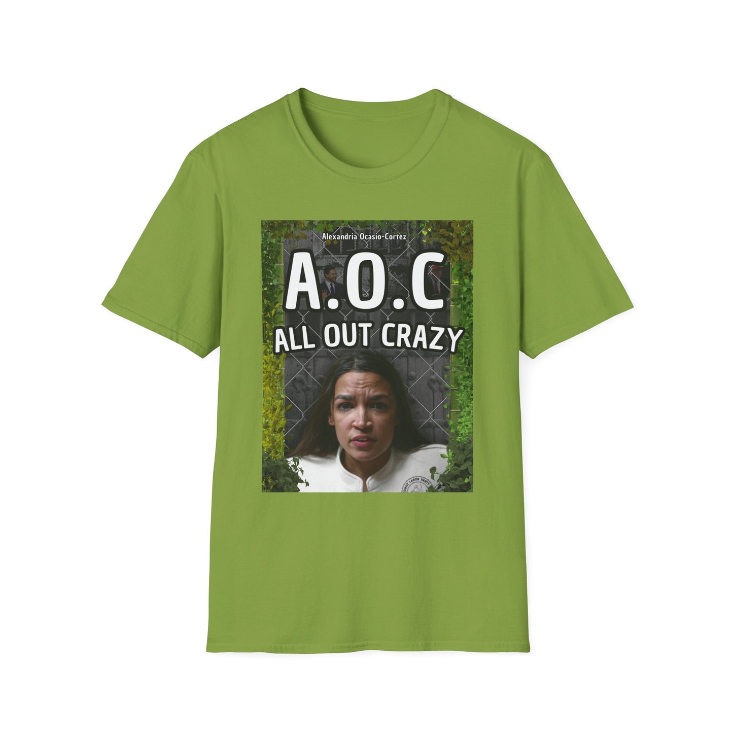 Anti-Liberal / Democrat 'AOC Crazy' MAGA Trump T-Shirt