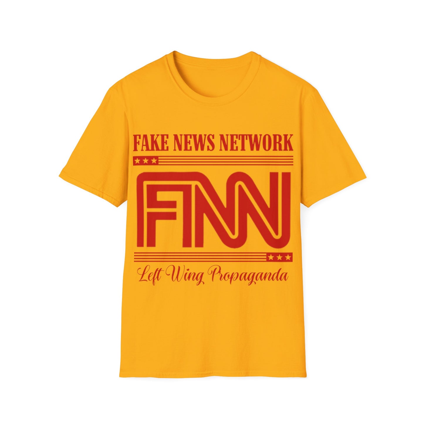 Men's FNN Fake News Network MAGA Trump Softstyle T-Shirt