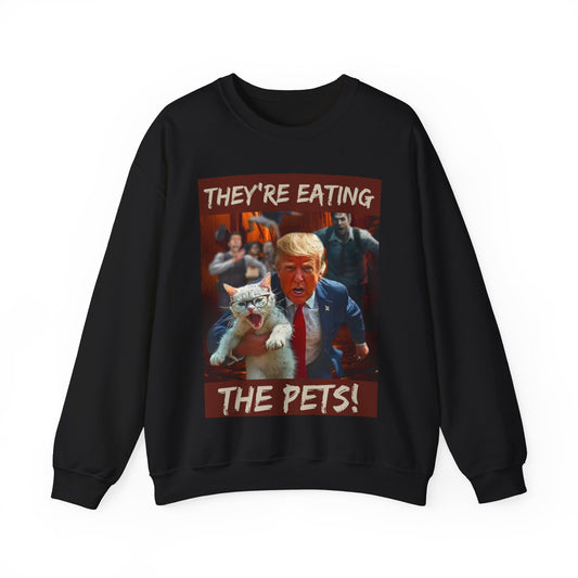 President Trump 'They’re Eating The Pets' MAGA Heavy Blend Sweater.