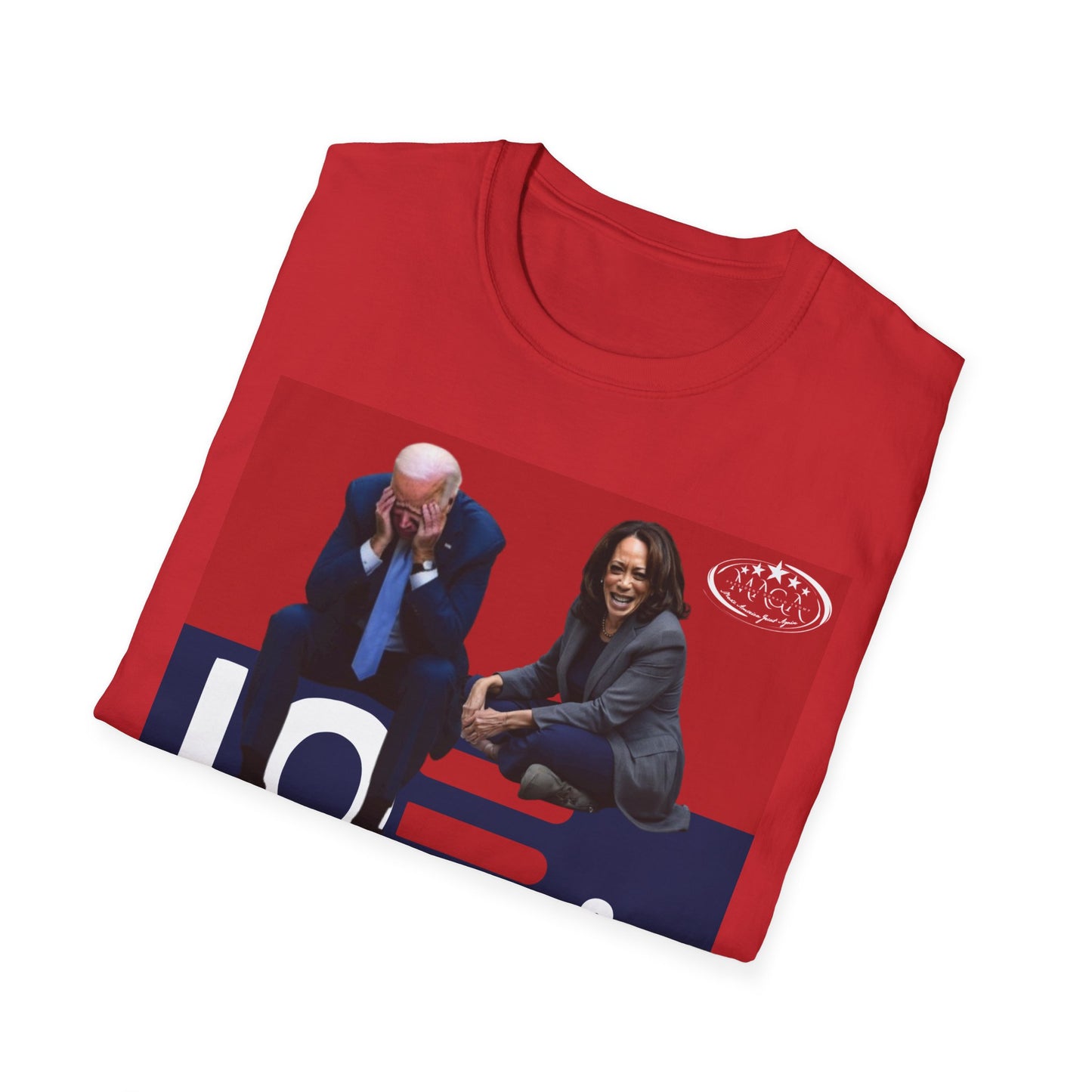 Joe Biden & Kamala Harris “Joe & the Hoe” MAGA softstyle T-Shirt