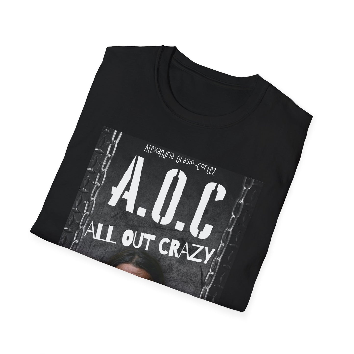 Anti-Liberal / Democrat 'AOC Crazy' MAGA Trump T-Shirt