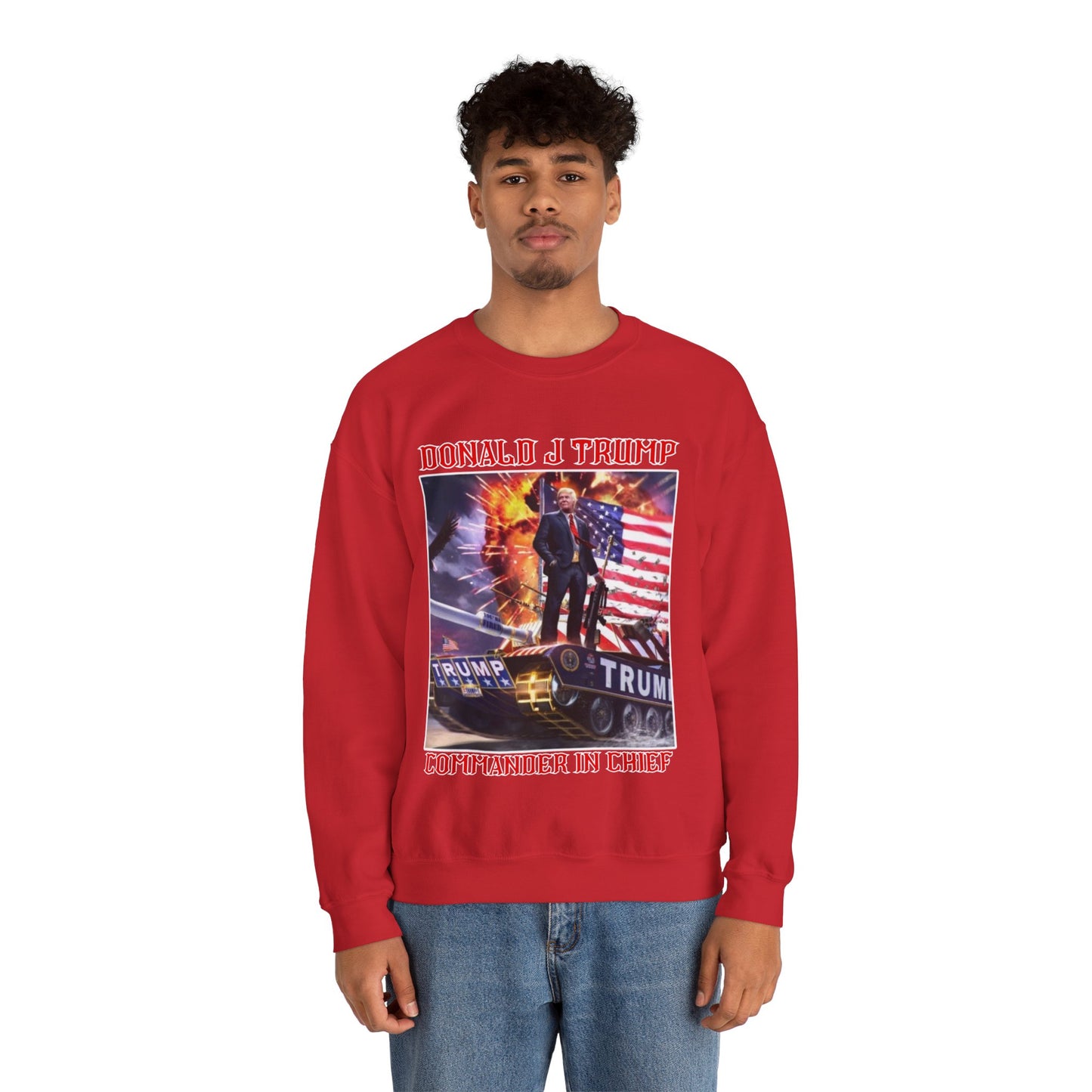 President Trump “Commander in Chief”MAGA Heavy Blend Sweatshirt