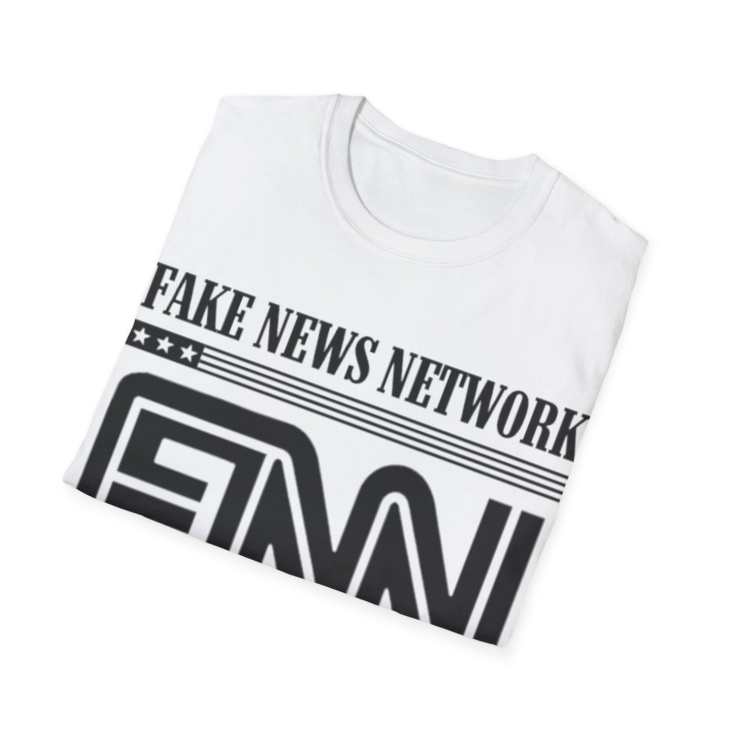 Men's FNN Fake News Network MAGA Trump Softstyle T-Shirt