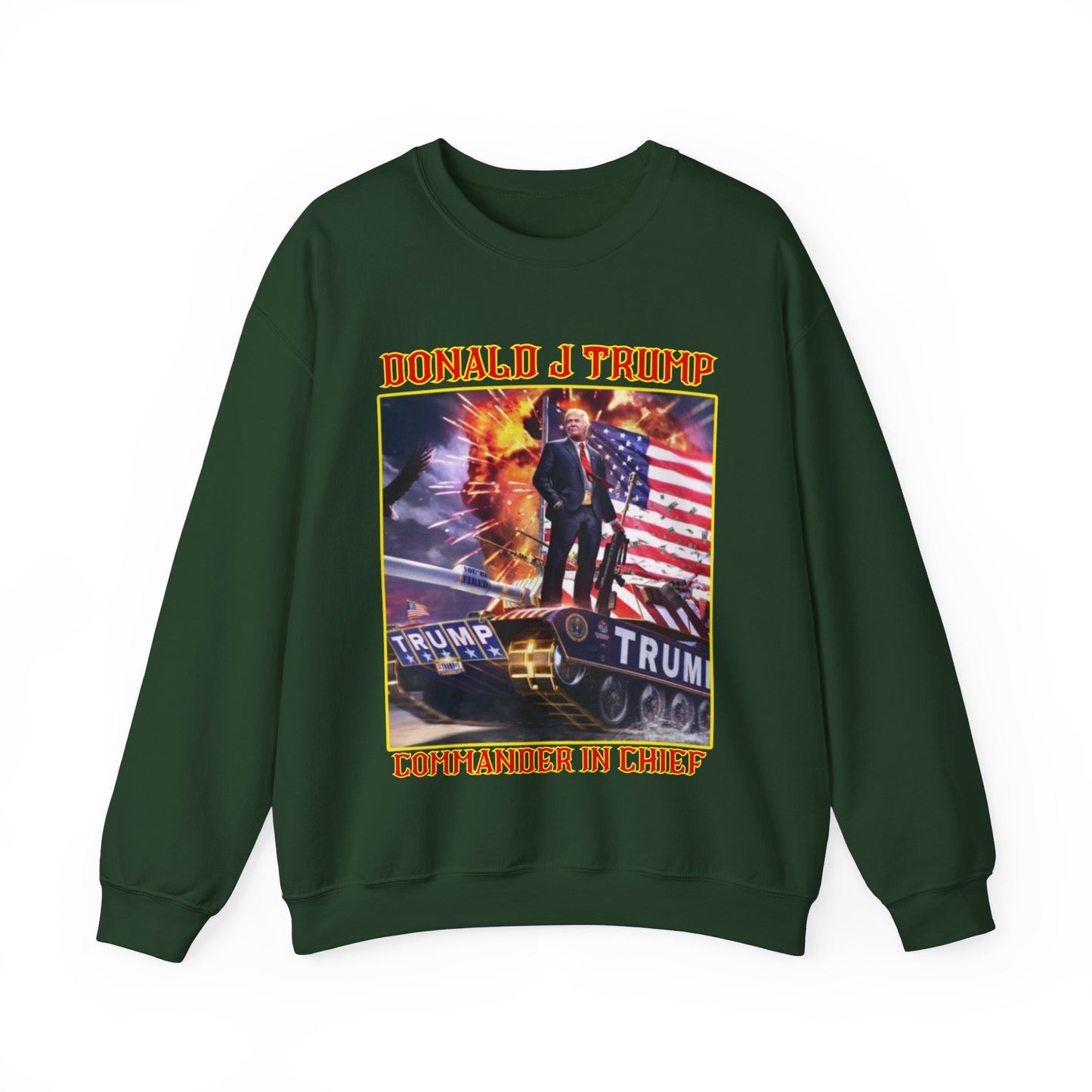 President Trump “Commander in Chief”MAGA Heavy Blend Sweatshirt