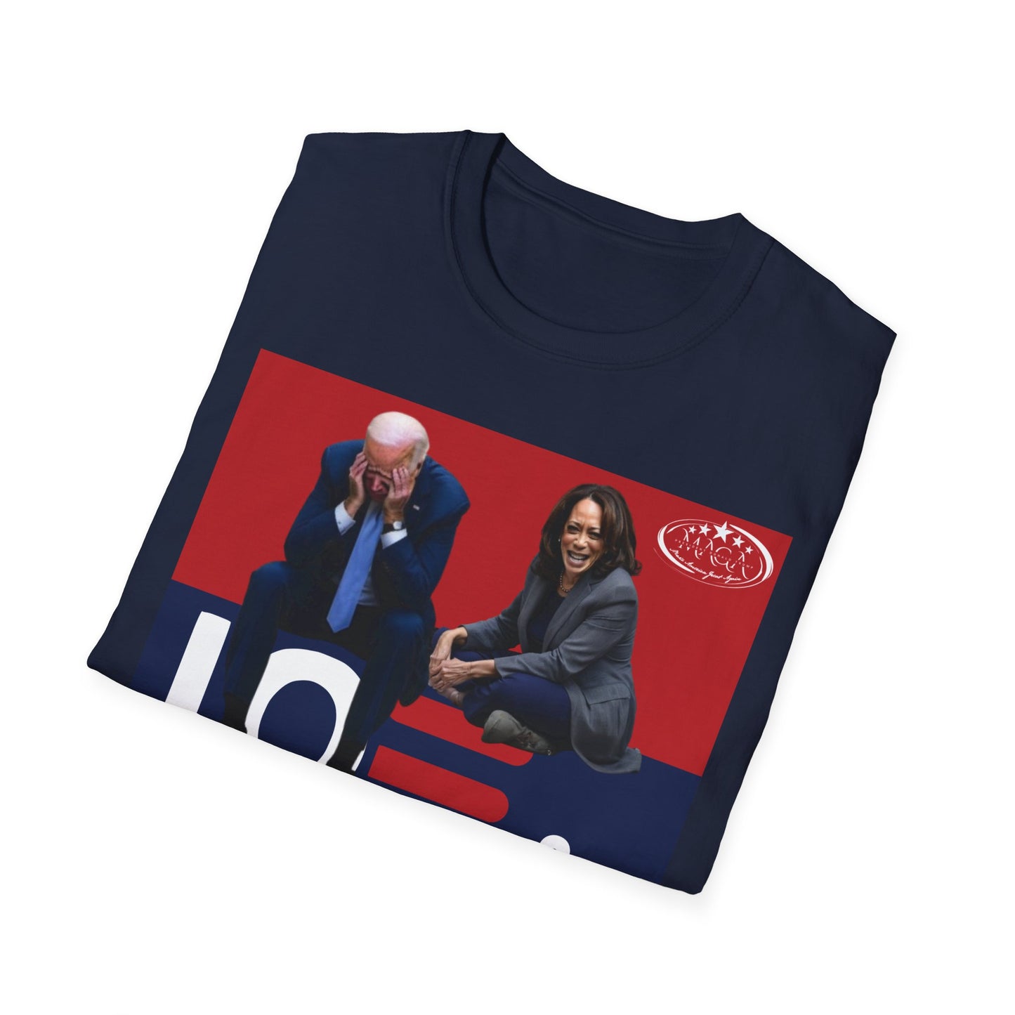 Joe Biden & Kamala Harris “Joe & the Hoe” MAGA softstyle T-Shirt