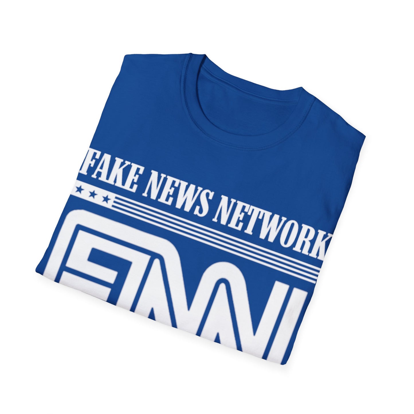 Men's FNN Fake News Network MAGA Trump Softstyle T-Shirt