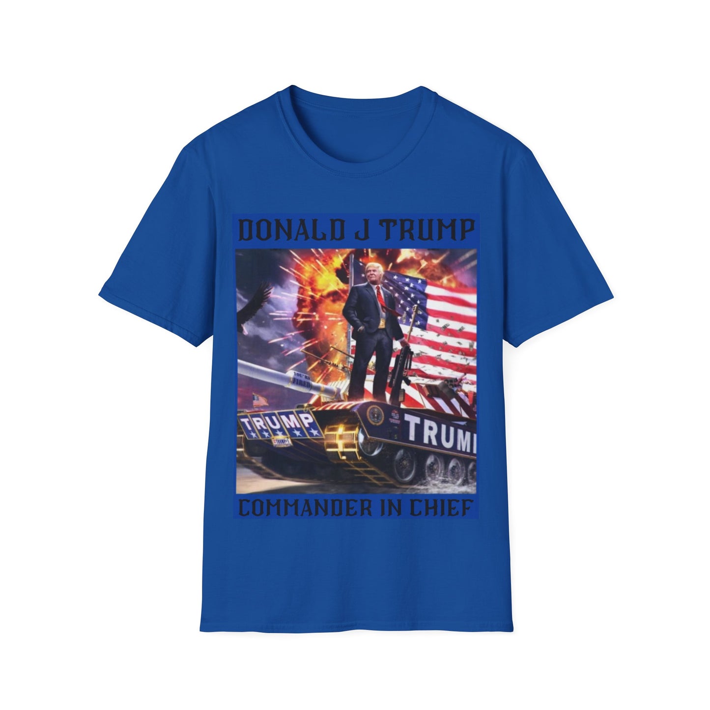 Men's President Trump 'Commander in Chief' Softstyle T-Shirt