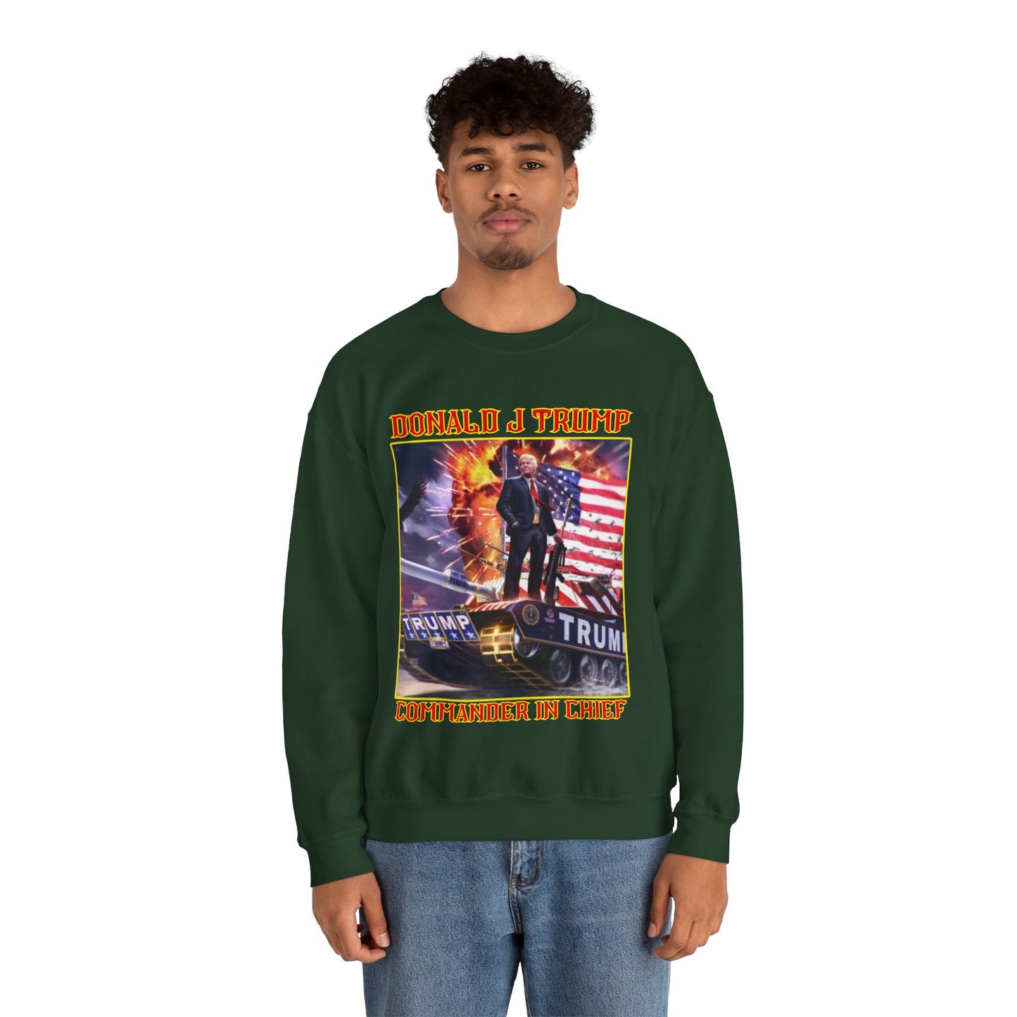 President Trump “Commander in Chief”MAGA Heavy Blend Sweatshirt