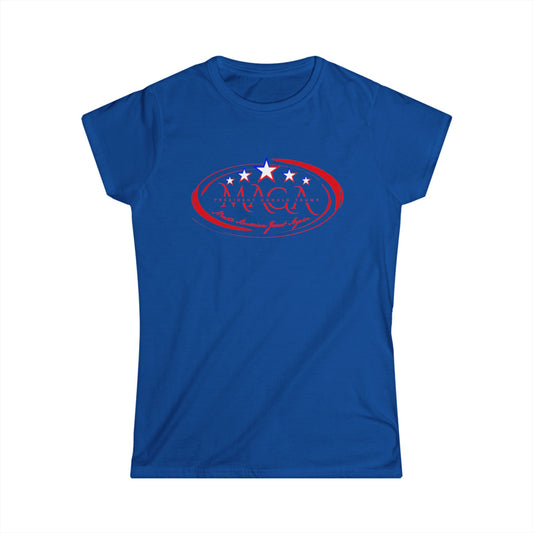 President Trump “MAGA Logo” Women’s Softstyle T-Shirt