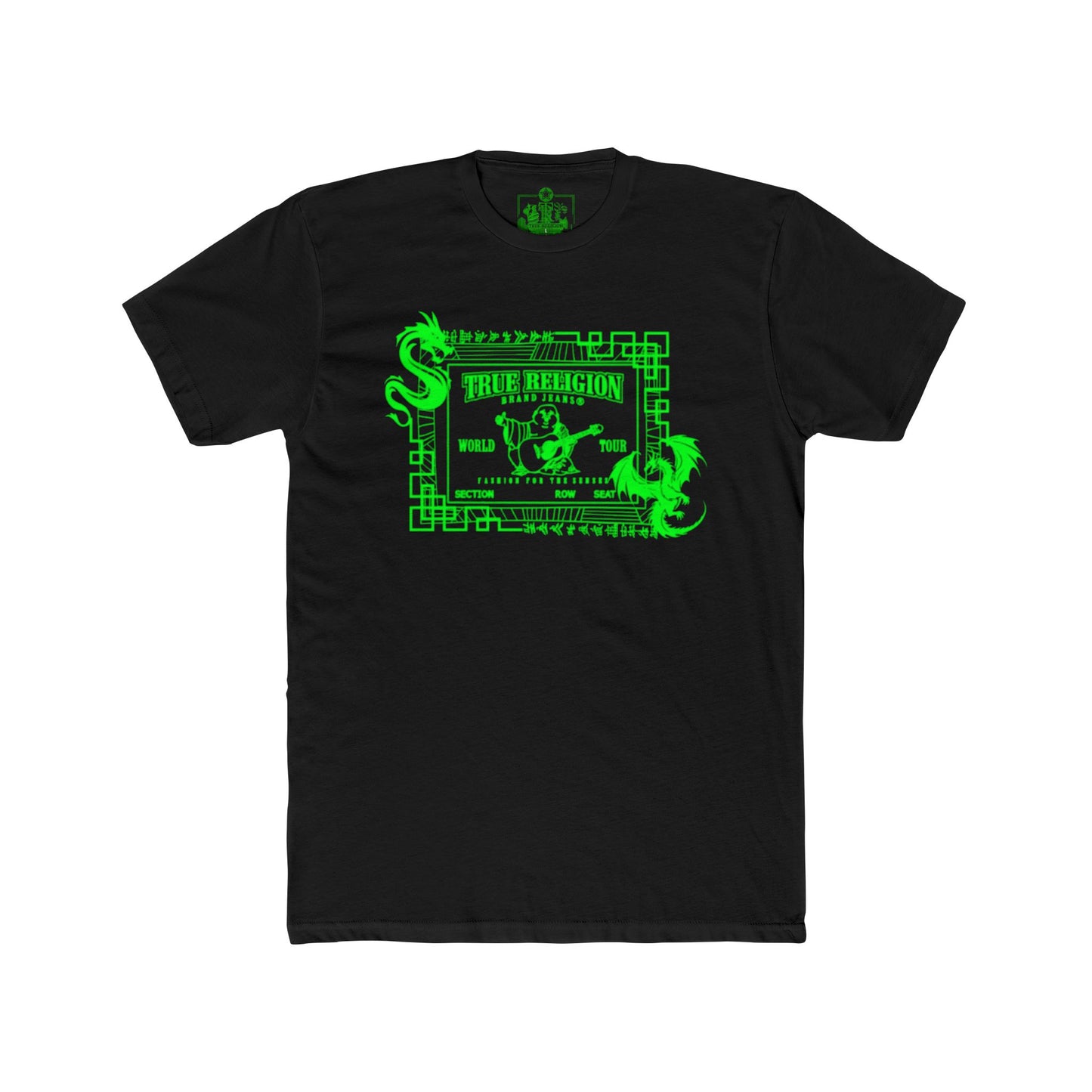Dragon Graphic Cotton Crew Tee - True Religion Inspired Design