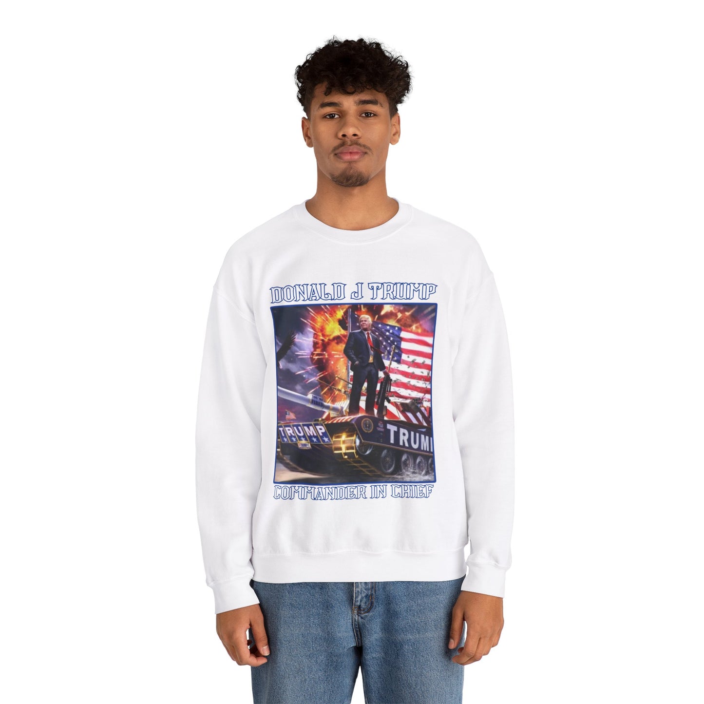 President Trump “Commander in Chief”MAGA Heavy Blend Sweatshirt