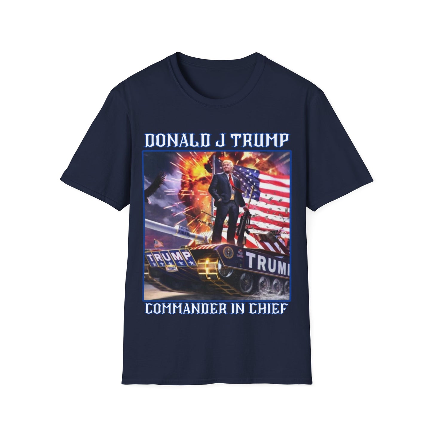 Men's President Trump 'Commander in Chief' Softstyle T-Shirt