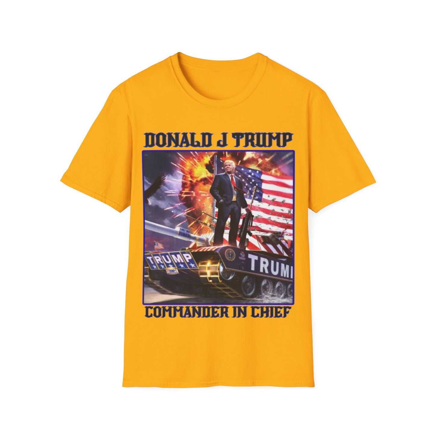 Men's President Trump 'Commander in Chief' Softstyle T-Shirt