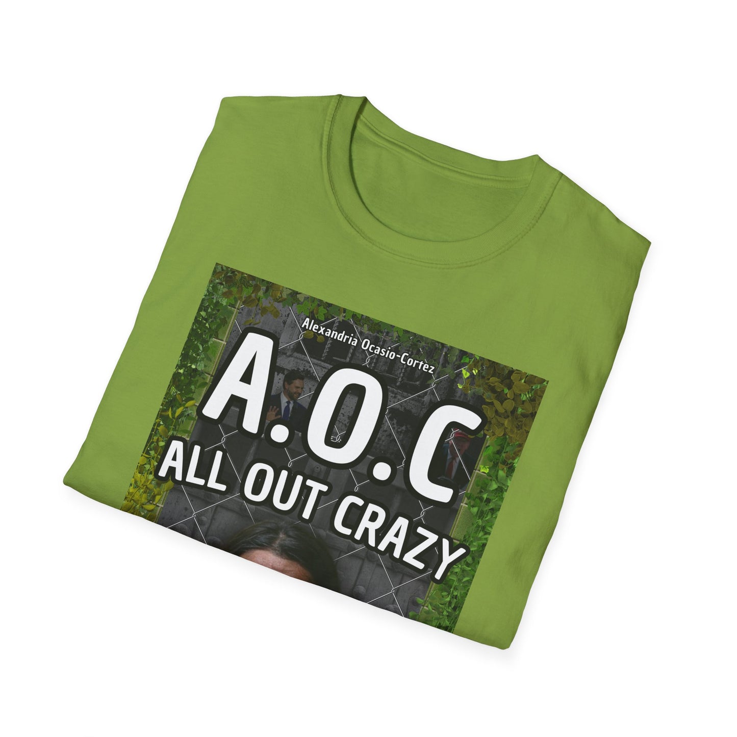 Anti-Liberal / Democrat 'AOC Crazy' MAGA Trump T-Shirt