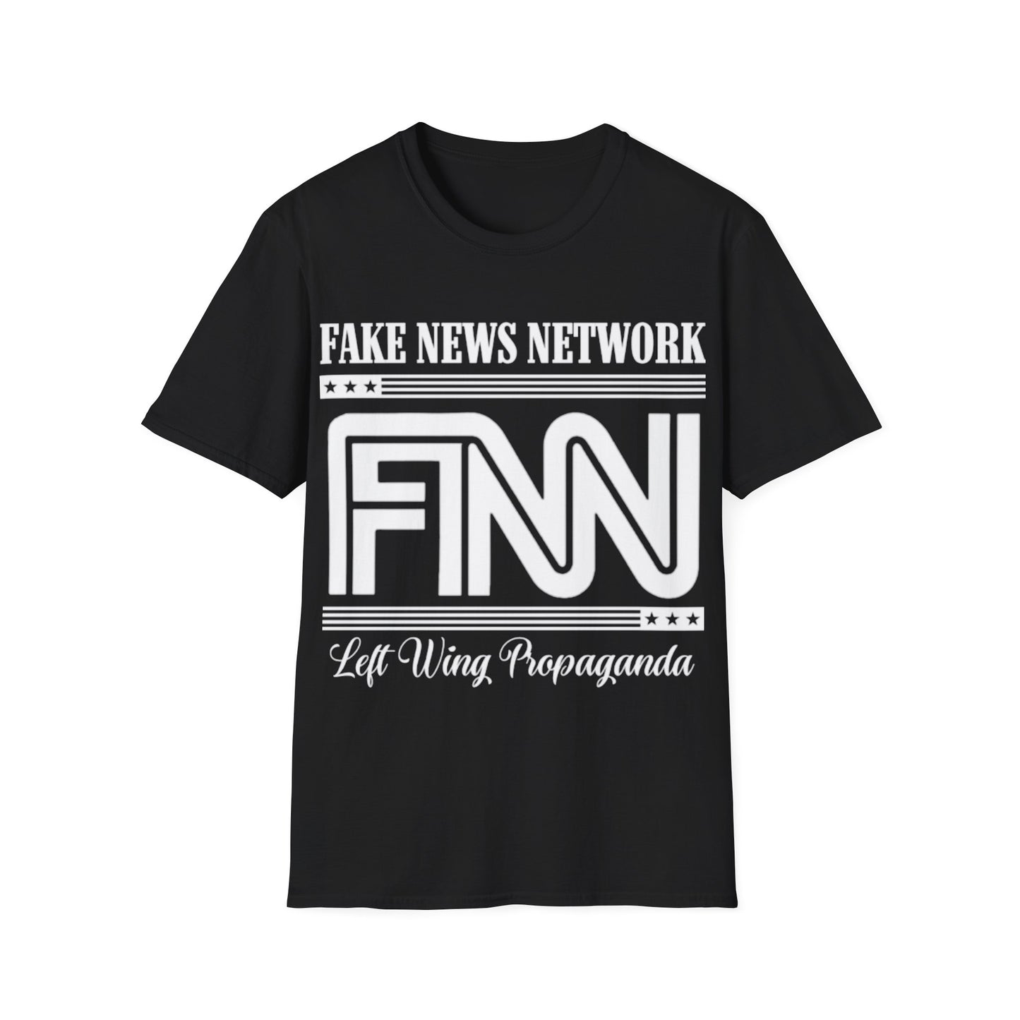 Men's FNN Fake News Network MAGA Trump Softstyle T-Shirt