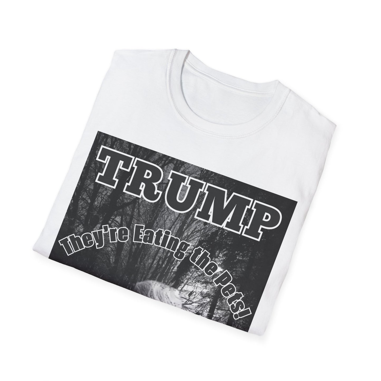 Men's Trump 'They're Eating the Pets' T-Shirt - Softstyle Fit