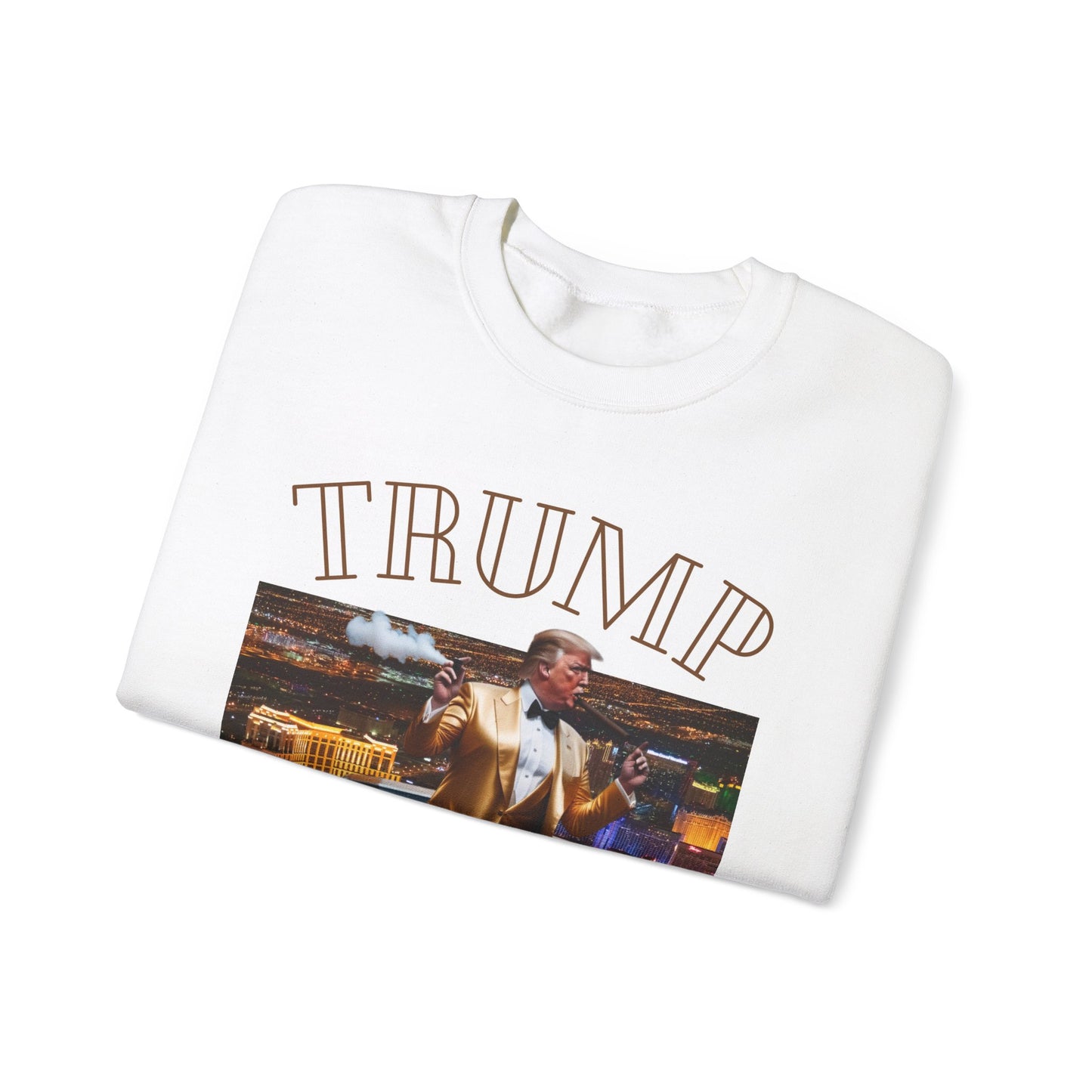 President Trump 'No Tax On Tips' MAGA Trump Heavy Blend Sweater