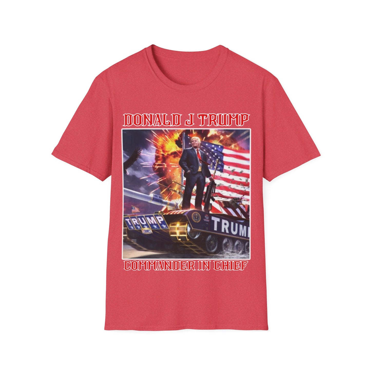 Men's President Trump 'Commander in Chief' Softstyle T-Shirt