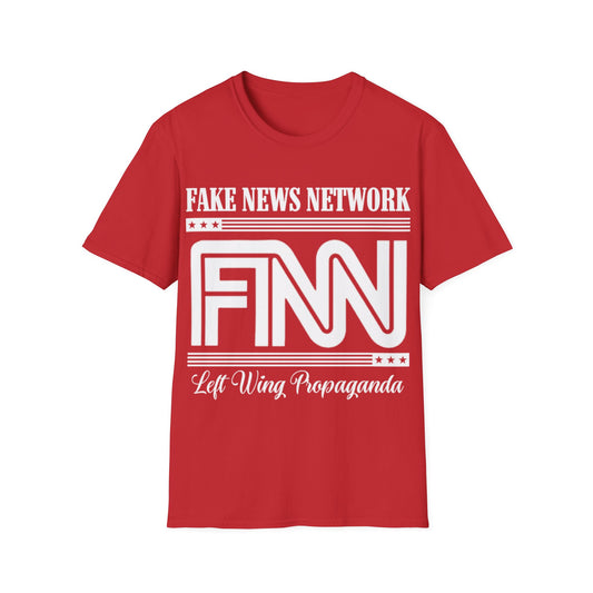 Men's FNN Fake News Network MAGA Trump Softstyle T-Shirt